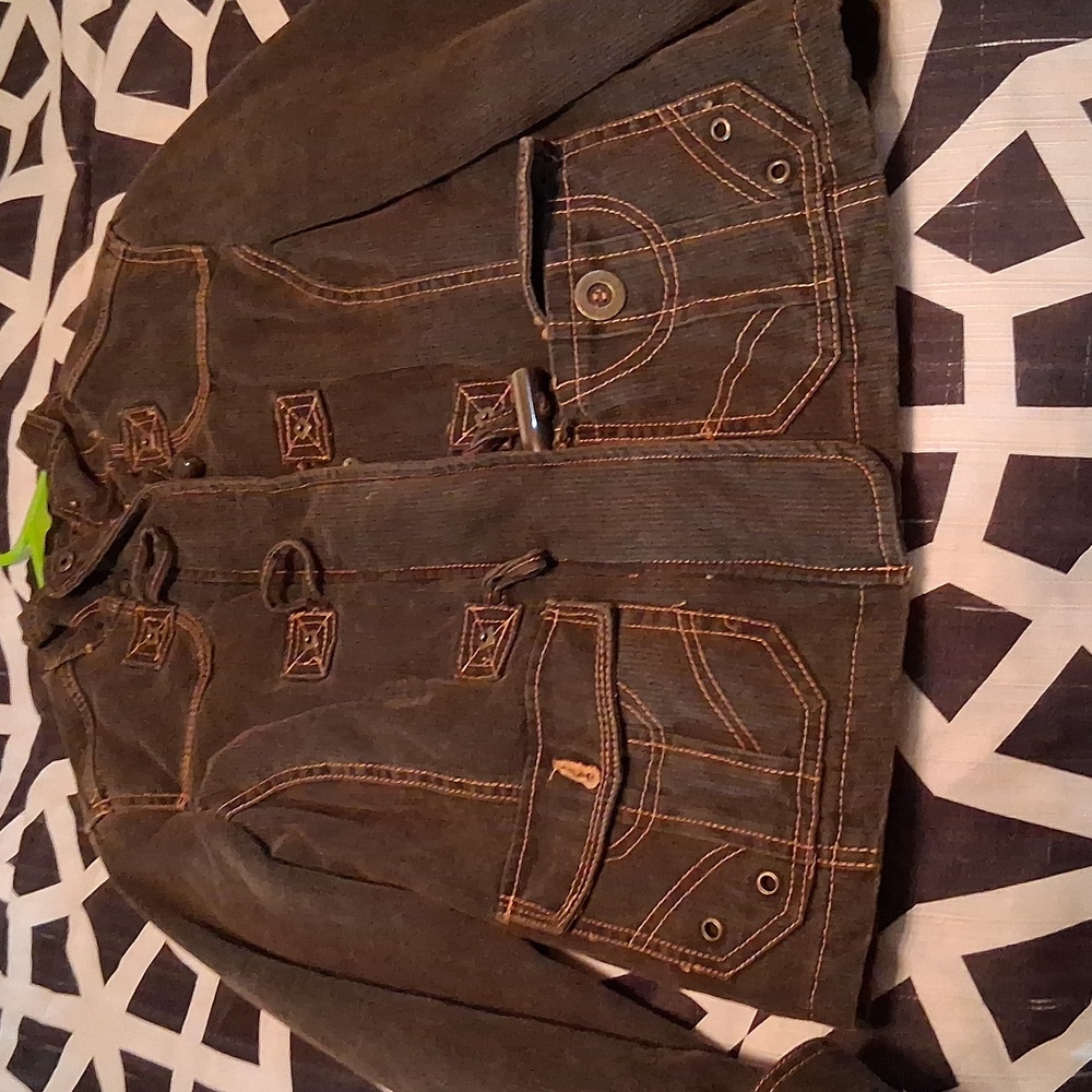 BKE Dark Brown Quilted Jacket